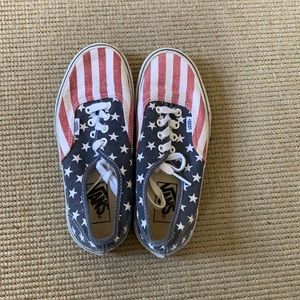 American flag vans !